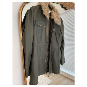 Kellie Faux Leather Coat